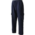 thumbnail image 2 of Hat and Beyond Men's Fleece Cargo Sweatpants Heavy Weight with Utility Pockets, 2 of 4