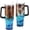 wood grain fishing, variant on Hunting Tumbler Gifts for Dad Papa Husband Hunter Fathers Day Hunters Deer Cup Coffee Travel Mug with Handle and Straw-40 oz Id Rather Be Huntings(1PCS)