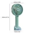 thumbnail image 3 of FLhrweasw Enfriador Aire Mano Ventilador Bolsillo 3 Velocidades Y 1200 MAh para Interiores Y Exteriores (verde), 3 of 9