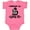 Hot Pink, variant on Inktastic Michigan Travel Gift Someone Loves Me Boys or Girls Baby Bodysuit