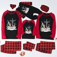 thumbnail image 2 of Pijamas familiares a juego de Navidad, conjunto de pijamas Multicolor, nieve, tres Gnomies, Cristo, 2 of 3