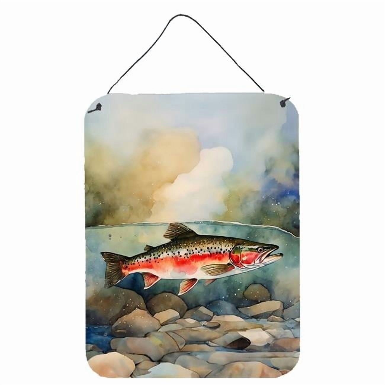 Brown Trout Wall or Door Hanging Prints 12 in x 16 in