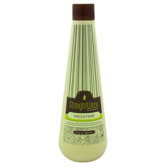 Más suave Macadamia Oil Macadamia Oil Natural Oil Straightwear Smoother Straightening Solution Más suave Unisex 8.5oz