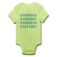 thumbnail image 1 of CafePress - BABY In Binary Code Body Suit - Baby Light Bodysuit, 1 of 1
