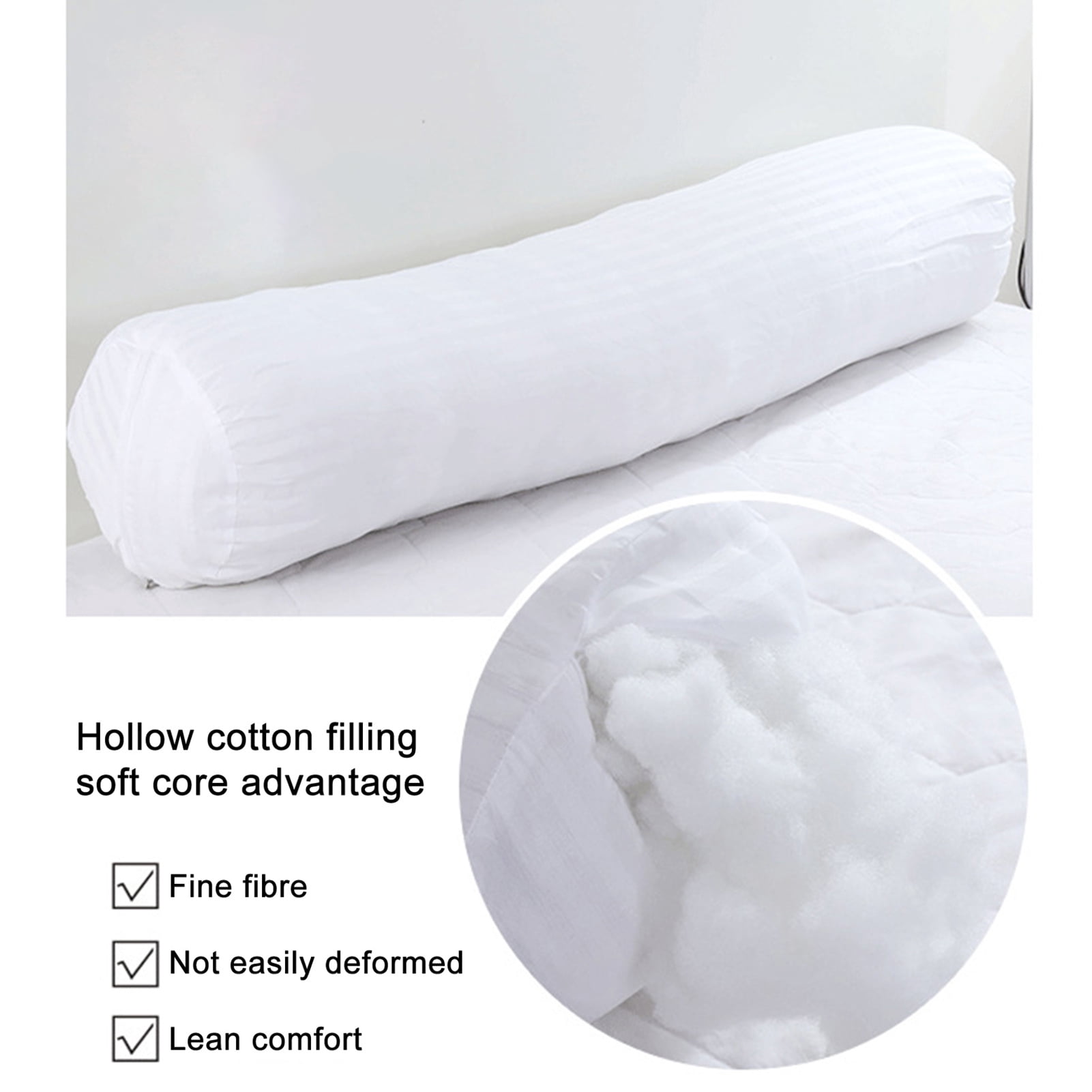 Travelwant Neck Shoulder Pain Relief Pillow Cervical Pillow for Neck Pain Relief Memory Foam Round Neck Sleeping Pillow with Arm Lumbar Shoulder Support Round-Dark Purple