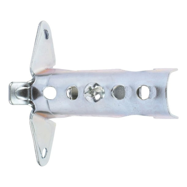 Pack De 2 Soporte Pared Novacort Metal Plata 1/2"
