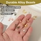 thumbnail image 4 of Uxcell 100Pcs Aleación de Pendientes de Bisel Abierto, Colgante de Marco Hueco de Luna y Estrella, Dorado, 4 of 6