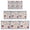 Pioneer Flower Floral-2, variant on Pioneer Flower Floral Print Pattern Kitchen Rugs Sets Of 3,Kitchen Runner Rugs Non Skid Washable,Decorative Kitchen Floor Mats for Kitchen,Sink,Laundry,17X30 Inch 17X47 Inch 17X59 Inch