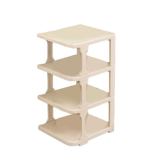 EGNMCR Rack Shoe Organizers For Closet Plastic Shoe Storage Box For Entryway Living Room Sturdy Stackable Sneakers Cabinet Bins shoe rack