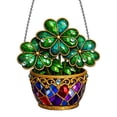 thumbnail image 2 of Eolstice St. Patrick's Day 2D Acrylic Disc Pendant, Window Decoration Porch Chain for Outdoor Decoration, Hanging Ornament, Spring Garden Decor(B), 2 of 5