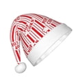 thumbnail image 2 of Salouo Popcorn 1 for Christmas Hat for Kids Xmas Holiday Hat Santa Hat for Boys & Girls Festive Headwear Accessories Fit for Christmas/ New Year/Holiday/Party, 2 of 6