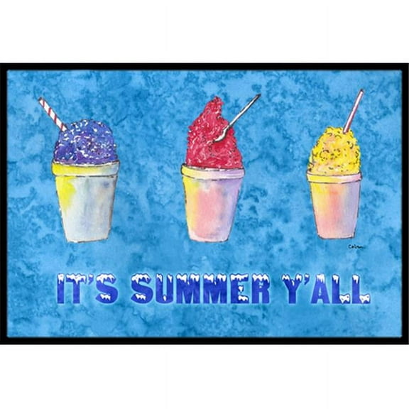 Carolines Treasures  Snowballs & Snowcones Indoor Or Outdoor Doormat, 24 x 36 in.