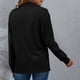 thumbnail image 4 of Tops de manga larga de color puro,Blusa de manga larga Blusa de manga larga pura Tops casuales de manga larga para mujer Características de vanguardia, 4 of 6