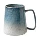 thumbnail image 1 of Taza de café de cerámica creativa de gran capacidad para decoración del hogar, taza de té con asa para cocina, hogar, oficina, regalos de Valentín Azul, 1 of 8