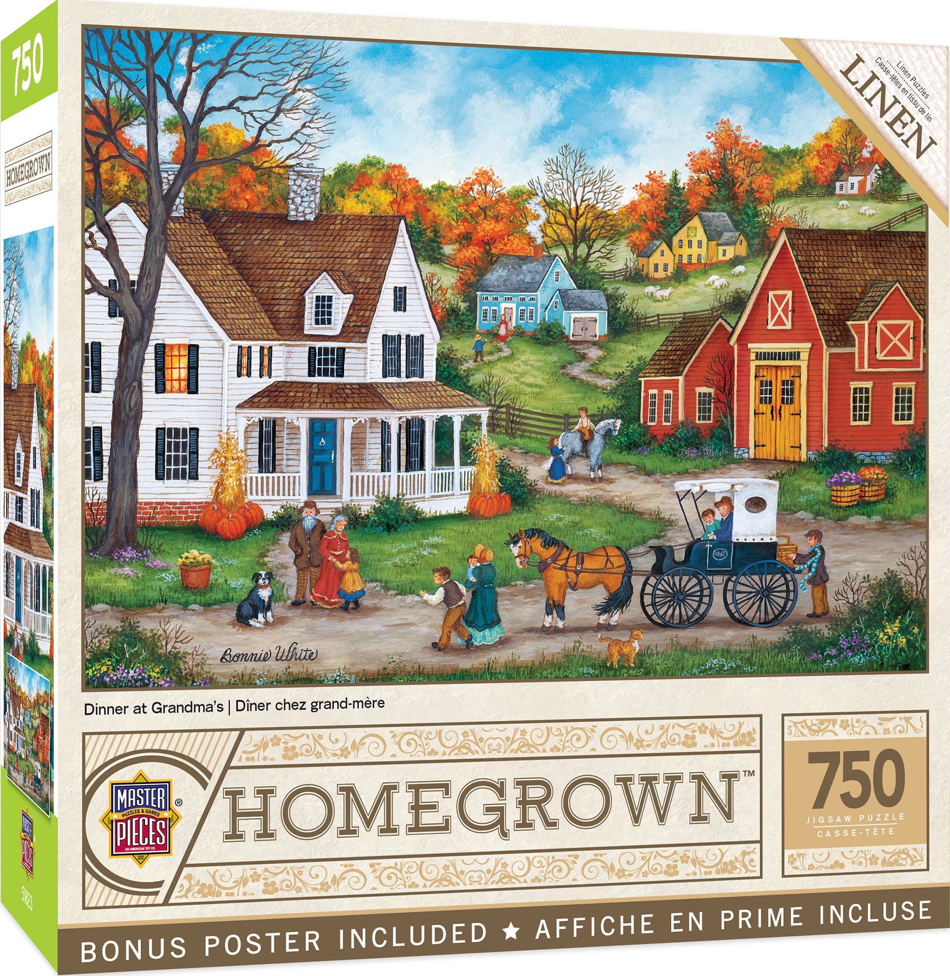 Homegrown - Dinner at Grandma's 750 Piece Interlocking Jigsaw Puzzle for Adults