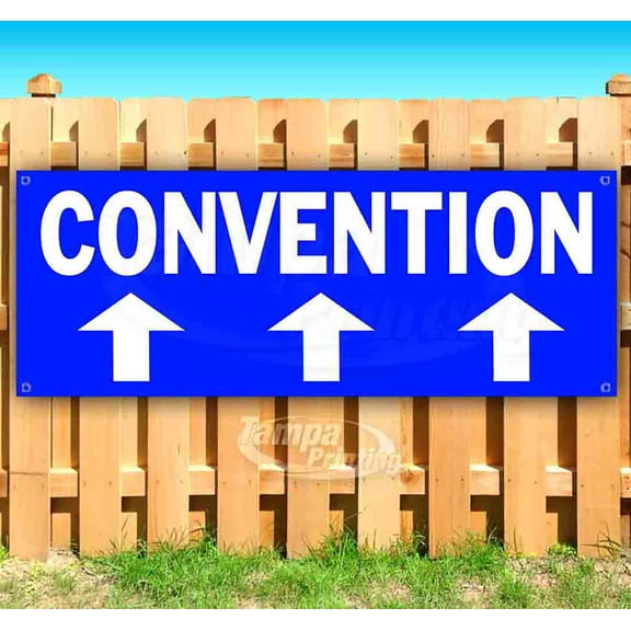 Convention 13 oz Vinyl Banner With Metal Grommets