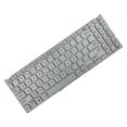 thumbnail image 2 of Matsuzay Teclados de marco negro con retroiluminación, teclado de teclado de escritura fluido plateado, reemplazo de teclados para Vivobook X512, Juegos de teclado y mouse para computadora, 2 of 6