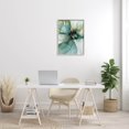 thumbnail image 2 of Modern Flower Petal Botanical Abstract Graphic Art Gray Framed Art Print Wall Art, 2 of 7