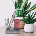 thumbnail image 2 of Lot de 1 Sculpture de Saxophone Porte-Stylo Résine Style Rétro Décoration de Bureau pour Amateurs de Musique, 2 of 8
