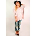 thumbnail image 2 of Jack David Collection Piko Style Top 3/4 Sleeve Casual Neck T-Shirt Oversized of Shoulder, 2 of 5