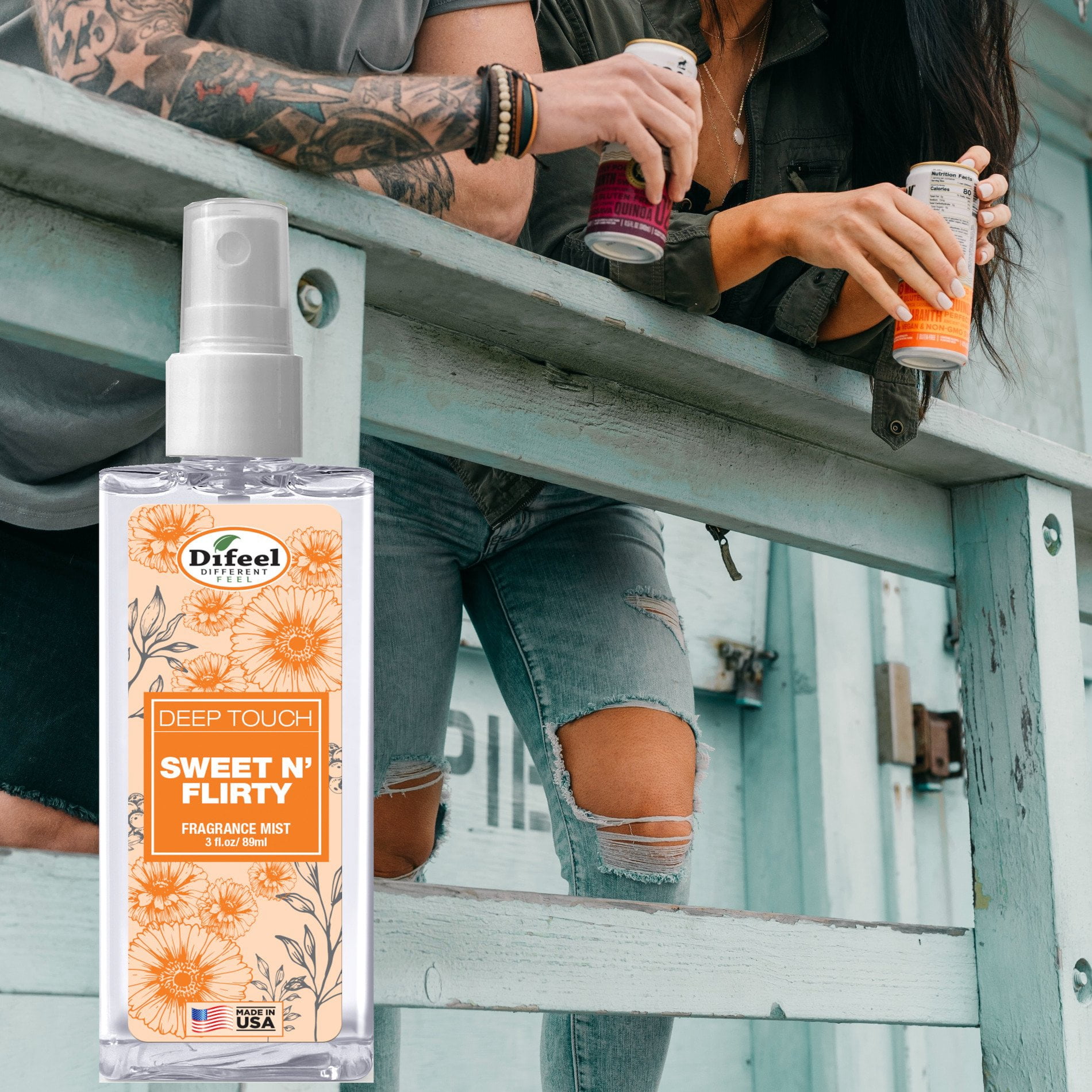Deep Touch Body Mist Spray - Sweet n' Flirty 3 oz. - Walmart.com