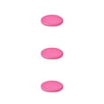 thumbnail image 3 of QualitChoice Coussin de Siège Portable Remplacement Rond Relaxant Respirant Doux Maison Bureau Fauteuil Canapé Tapis Accessoires Rose Rouge 3 Pcs, 3 of 6