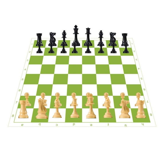 eloria 10" Inch Tournament CHESS Board, Canvas Board Queens Game Chess Board Only