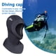 thumbnail image 3 of Gorro de buceo de goma gorro de natación portátil ligero resistente al desgaste para hombres y mujeres FLhrweasw Nuevo, 3 of 9