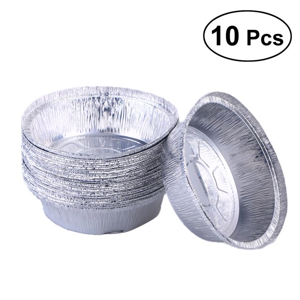 Frcolor Foil Aluminum Pans Cake Round Bowl Baking Disposable Tin Tray