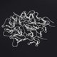 thumbnail image 5 of Earring Hooks 925 Sterling Silver Ear Wires Fish Hook Earring With Spring Ball For Diy Jewelry Customize Making 100 Pcs Silver Plating, 5 of 5