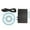 black, variant on Sound Card 4 2KHz 48KHz Stereo 5.1 Audio USB 2.0 for Laptop - black