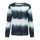 thumbnail image 4 of Gibobby Tops Mujeres Casual Sudadera de mujer Pullover Casual Long Manga Blouse Top Suatshirt Casual Blouse Pullover (Gris, XL), 4 of 5