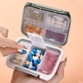 thumbnail image 4 of Mini Boîte Organisatrice avec 7 Compartiments, Étanche à l'Humidité, Portable pour le Rangement des Pilules en Voyage, 4 of 6