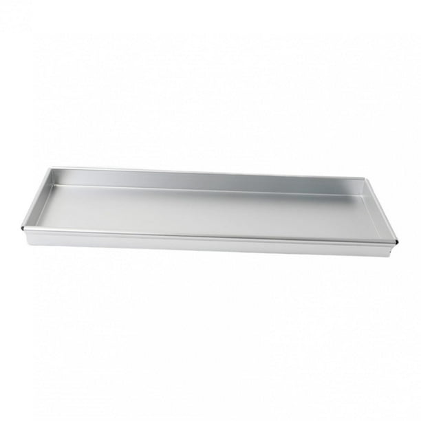 Bandeja para hornear galletas rectangular para hornear pasteles y pan. 35 cm x 12 cm