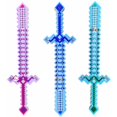 thumbnail image 1 of Espada Pixeles Con Luz Y Sonido Al Movimiento 50cm, 1 of 3