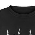 thumbnail image 5 of Mode Halloween Femmes Col Rond Manches Longues Imprimé Uni Haut Décontracté Sweat-Shirt, 5 of 5