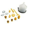15Pcs Coolant Funnel Kit Car Yacht Boat Sliver Spill Proof Cooling
