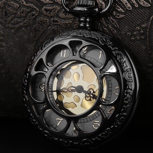 Reloj de bolsillo, 1 pieza, movimiento de cuarzo, reloj de bolsillo analógico ahuecado, reloj de bolsillo clásico, solución innovadora