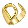 thumbnail image 1 of CUITING Fashion Adjustable Initial Alphabet Letter A-Z Ring Finger Rings Women Jewellery-Silver C, 1 of 9