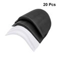 thumbnail image 2 of 20 pares de hombreras prácticas, almohadillas de esponja para coser, hombreras útiles para ropa tipo Blazer (blanco + negro, 8x13,5x1cm), 2 of 5