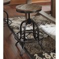 thumbnail image 1 of Signature Design by Ashley Pinnadel Rustic Industrial 24" Counter Height Bar Stool, Set of 2, Light Brown & Black, 1 of 2