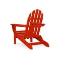thumbnail image 6 of POLYWOOD Classic Folding Outdoor Adirondacks with Angled Connecting Table in Sunset Red, 6 of 6