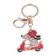 thumbnail image 2 of Porte-clés Pendentif, Porte-Clés Strass Dessin Animé Porte-Clés Design Convivial, 2 of 14