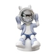 thumbnail image 1 of Figura de astronauta, estatua moderna, creativa, resistente al desgaste, adorno de mesa para B, 1 of 9