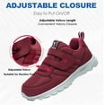 thumbnail image 3 of Diabetic Shoes for Men and Women with Swollen Feet Orthopedic Walking Shoes for Edema and Plantar Fasciitis Adjustable Closure with Arch Support, 3 of 7