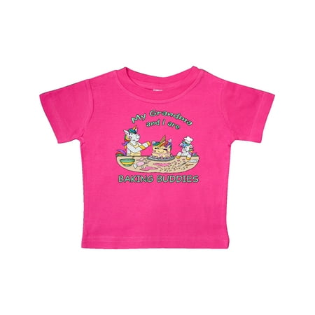 

Inktastic My Grandma and I are Baking Buddies Gift Baby Boy or Baby Girl T-Shirt