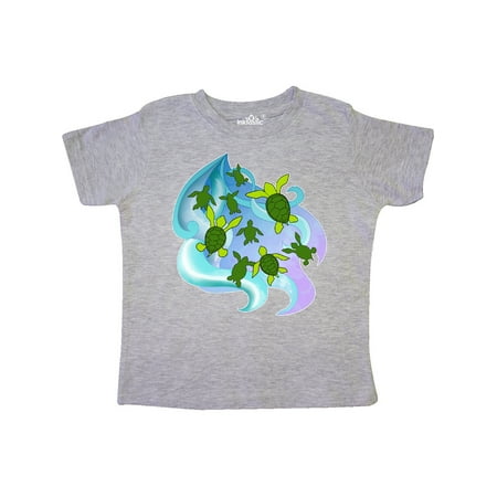 

Inktastic Sea Turtles Swimming Gift Toddler Boy or Toddler Girl T-Shirt