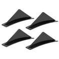 thumbnail image 1 of Rear Bumper Diffuser, 4pcs Universal ABS Rear Bumper Spoiler Kit Car Spoiler Rear Spoiler with Screw Automobile Accessory, 1 of 7