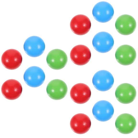 WORGEOUS 18 Pcs Wooden Bocce Balls Children Rolling Bocce Balls Recreational Sports Bocce Wood