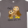 thumbnail image 4 of Inktastic Owl Always Love You Cute Owl Family Boys or Girls Toddler T-Shirt, 4 of 5